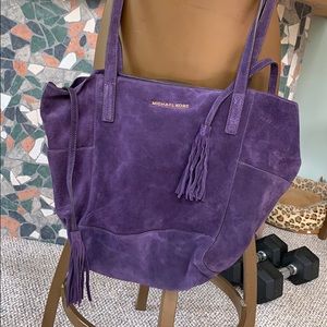 Michael Kors beautiful unconstructed purple bag.